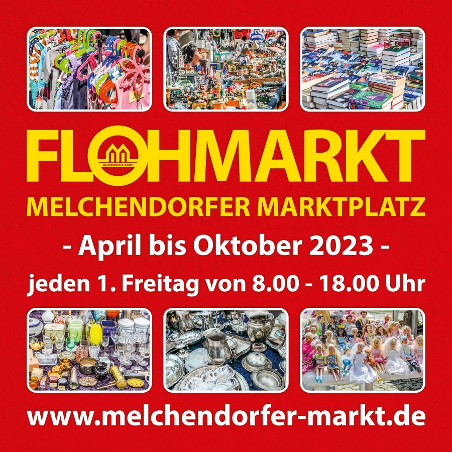Flohmarkt-Termine Melchendorfer Markt für das Jahr 2023