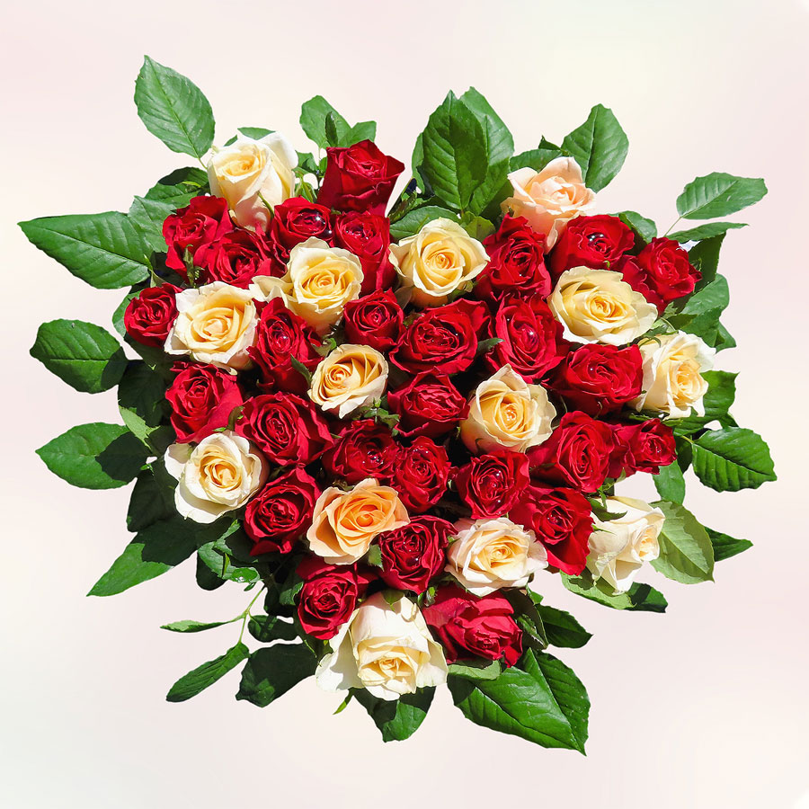 Verschenken Sie zum Valentinstag einen Blumengruß vom Floristik-Center im Melchendorfer Markt