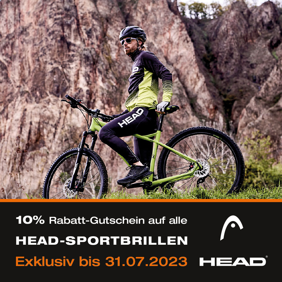 Perfekt für alle E-Biker: Optimale Performance mit Sportbrillen von HEAD - Jetzt 10% sparen bei kaulenoptik im Melchendorfer Markt