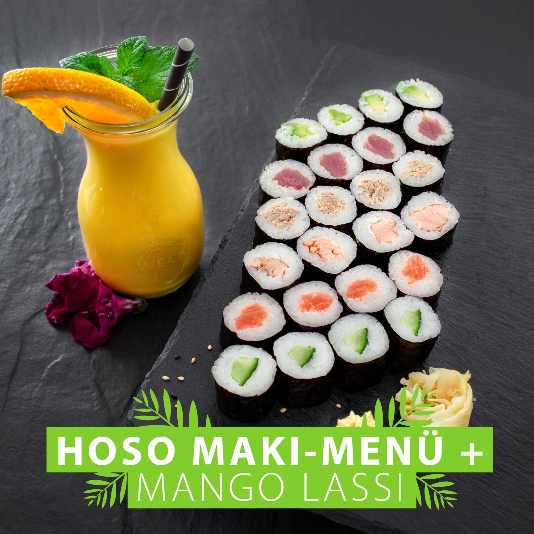 Hoso Maki-Menü - Sushi-Special bei Sushifreunde im Melchendorfer Markt - gültig bis 05.10.2023
