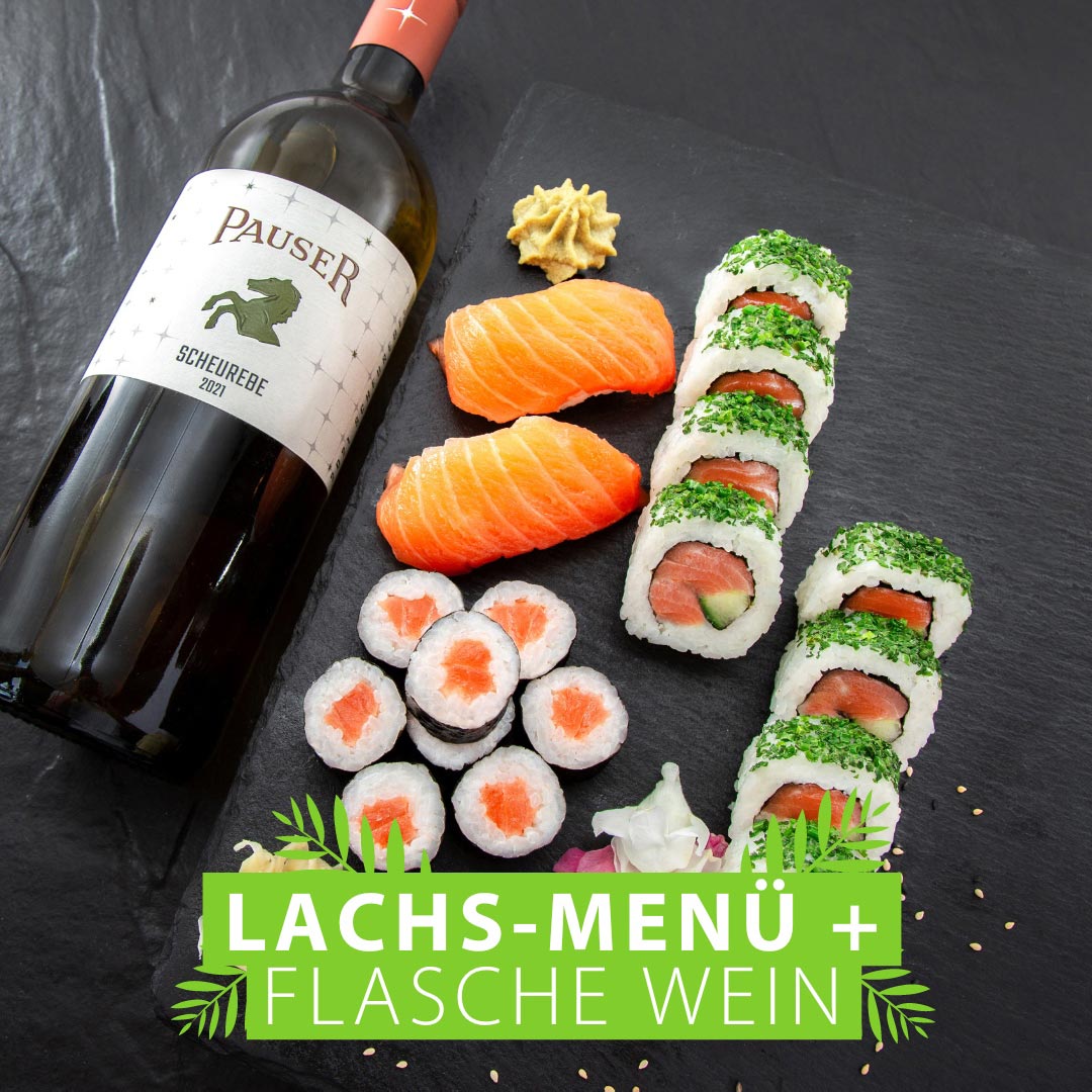 Lachs-Menü - Sushi-Special bei Sushifreunde im Melchendorfer Markt - gültig bis 05.10.2023