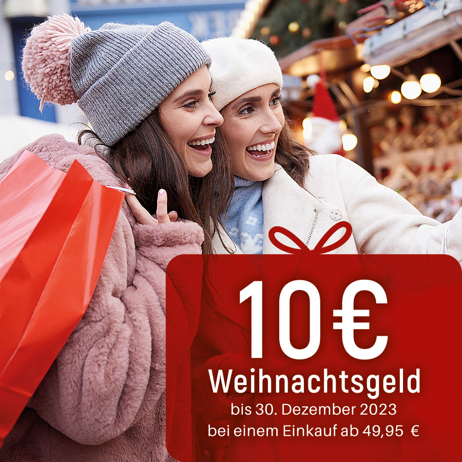 Schuhladen Assmann: 10 € Weihnachtsgeld bis 30. Dezember 2023 bei einem Einkauf ab 49,95 €