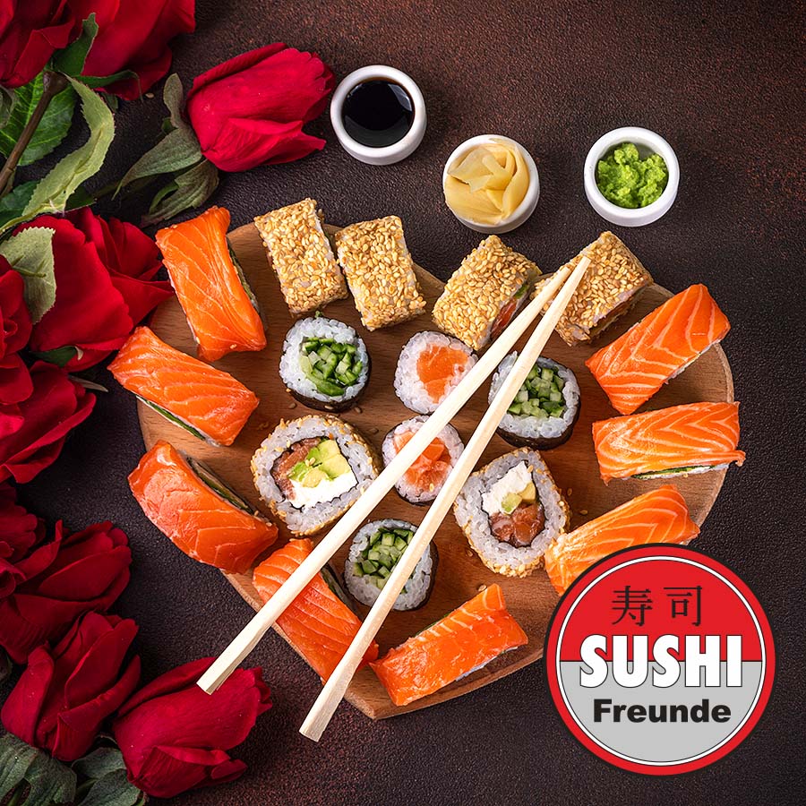 Sushi zu Valentin - Reserviere jetzt deinen Tisch im Melchendorfer Markt - Sushifreunde Erfurt